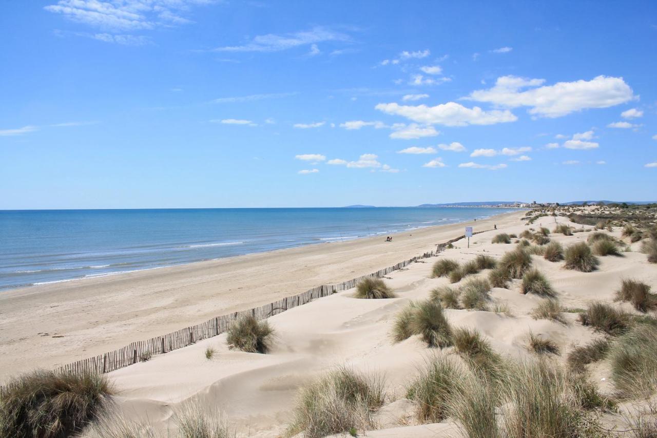 Superbe appt neuf, climatisé 2nd ligne, balcon, jardin, prestations haut de gamme 3 Carnon-Plage Extérieur photo
