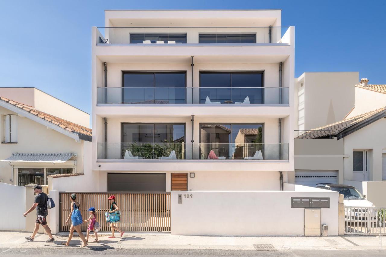 Superbe appt neuf, climatisé 2nd ligne, balcon, jardin, prestations haut de gamme 3 Carnon-Plage Extérieur photo
